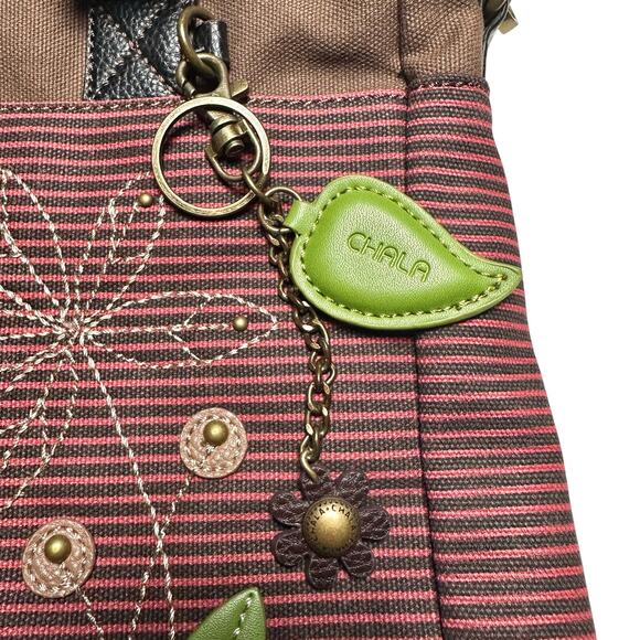 Chala | Women | Cardinal Canvas Work Tote Shoulder Bag | One Size - Picture 6 of 12